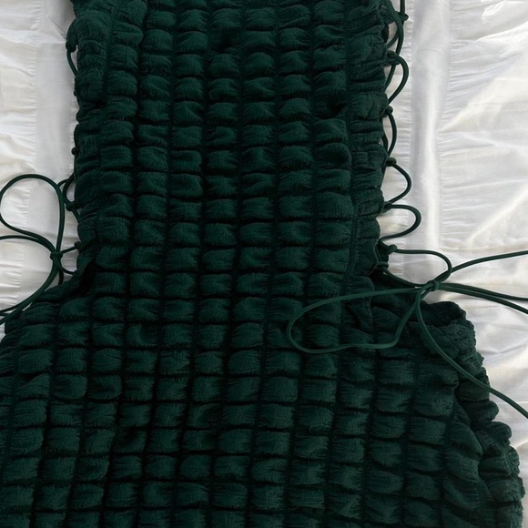 Bubble mini tie dress - Picture 3 of 5